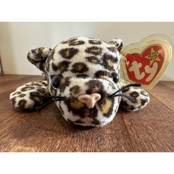 Ty Beanie Babies Freckles the Spotted Leopard Plush Toy - 4066 RARE WITH ERRORS - Picture 4 of 15